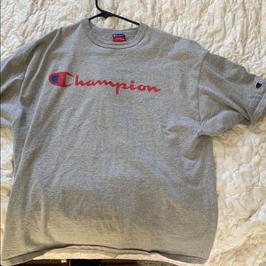 Champion tee grey